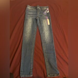 Cherokee Girls pull on size 16 Skinny Jeans in Dark Blue